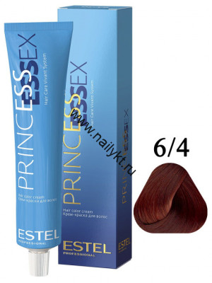 Крем-краска для волос Estel Princess Essex 6/4, Темно-русый медный, 60мл