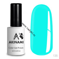 Гель-лак AKINAMI Color Gel Polish тон №135 Cerulean (9мл)