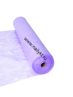 Простыни в рулоне одноразовые 70*200см фиолетовый T&H 100 шт/рул