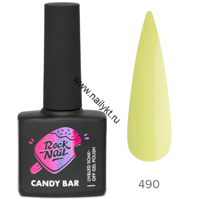 Гель-лак RockNail Candy Bar 490 Lemonade In The Limo 10мл