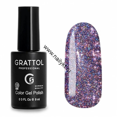 Гель-лак Светоотражающий Grattol Bright - Cristal 03 (9мл)