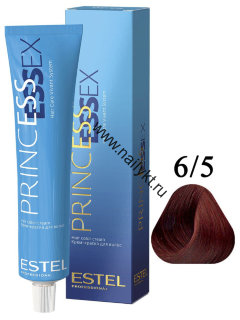Крем-краска для волос Estel Princess Essex 6/5, Темно-русый Красный, 60мл