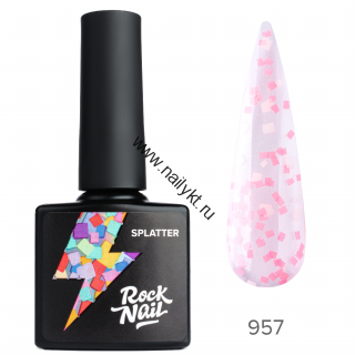 Гель-лак RockNail Splatter 957 Sketch 10мл