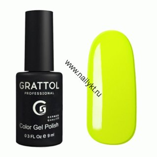 Гель-лак Grattol Color Gel Polish  - тон №036 Lemon (9мл)