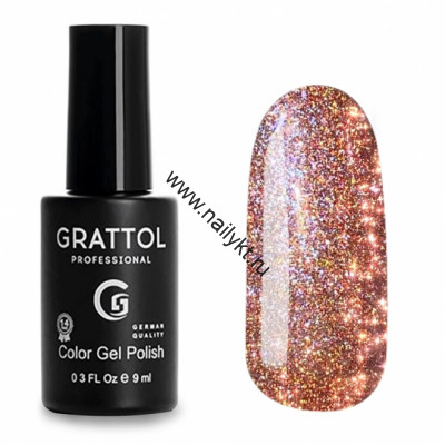 Гель-лак Светоотражающий Grattol Bright - Cristal 05 (9мл)