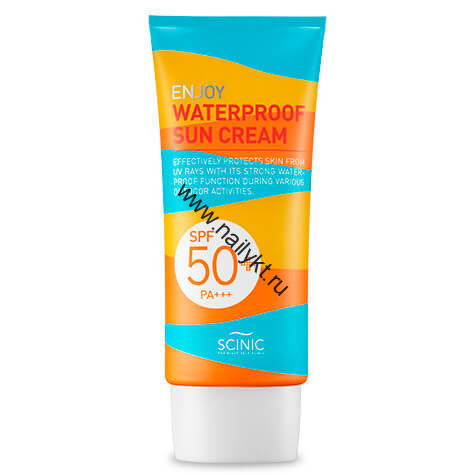 Солнцезащитный крем водоотталкивающий Enjoy Waterpoof Sun Cream SPF+PA+++ от Scinic (50мл)