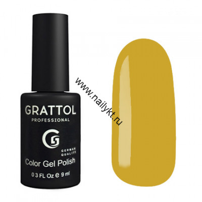 СКИДКА!!! Гель-лак Grattol Color Gel Polish  - тон №178 Yellow Mustard (9мл) (годен до 30.09.2023)