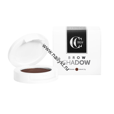 Тени для бровей Brow Shadow, CC Brow, dark brow(темно-коричневый)