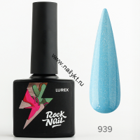 Гель-лак RockNail Lurex 939 Electric Blue Lemonade 10мл