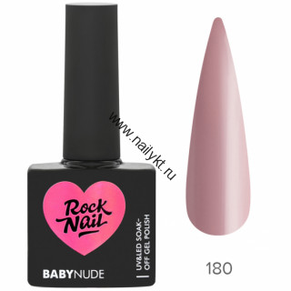 Гель-лак RockNail BabyNude 180 Angel's Breath 10мл