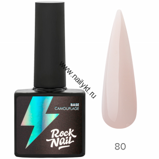 Камуфлирующая база RockNail 80 Nude Blush 10мл