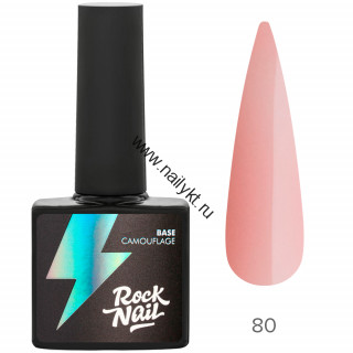 Камуфлирующая база RockNail 80 Nude Blush 10мл