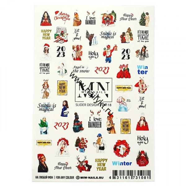 Slider Design W-118 Miw Nails