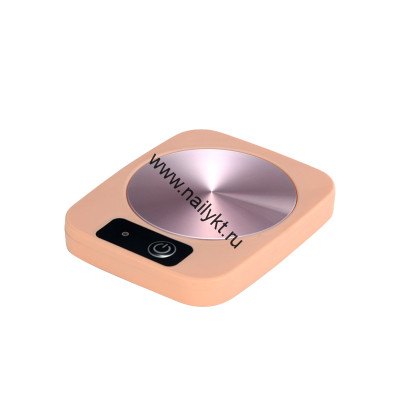 Нагреватель электрический для разогрева маникюрного гель-лака, WJ-NB03, розовый