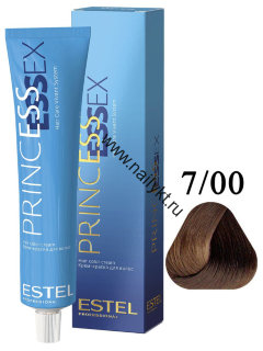 Крем-краска для волос Estel Princess Essex 7/00, Средне-русый Натуральный для седины, 60мл