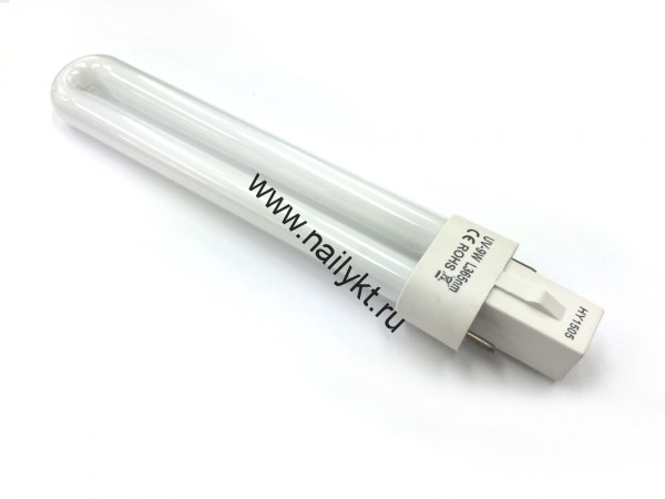Запасная лампа для УФ ламп 9вт пластиковый штекер с маркировкой -L