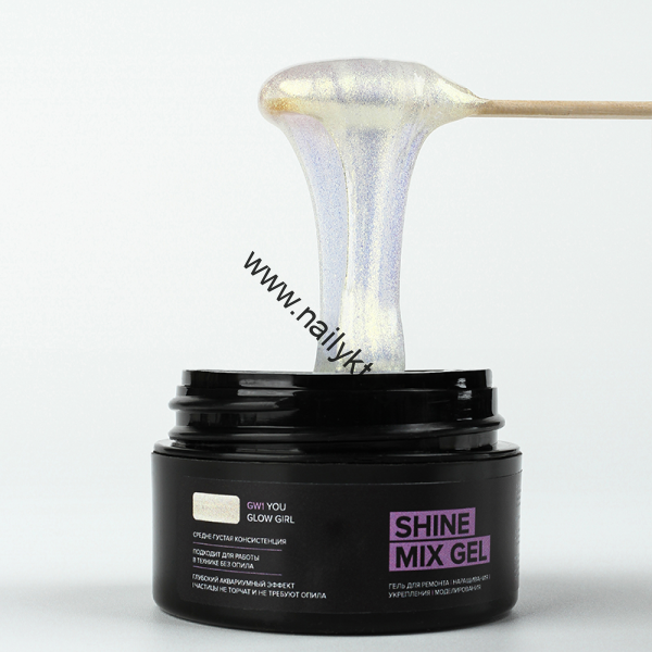 Гель для наращивания RockNail Shine Mix GW1 You Glow Girl 15ml